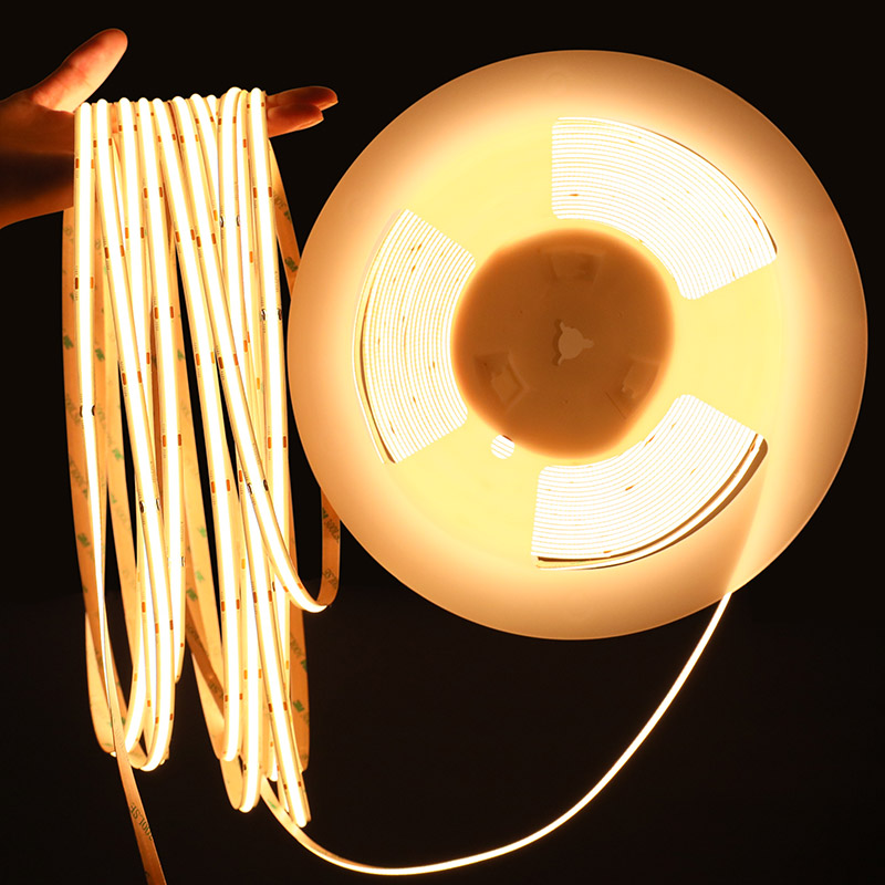 Dimmable Long 48V COB LED Strip Tape Lights from 5m to 30m